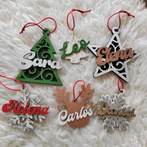 Pack 6 Bolas de Navidad