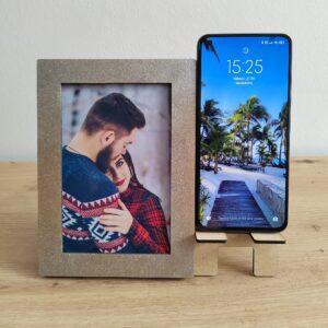 Marco fotos soporte teléfono