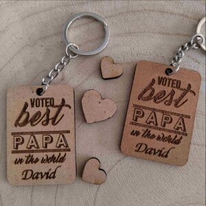 Llavero - Voted best papá in the world